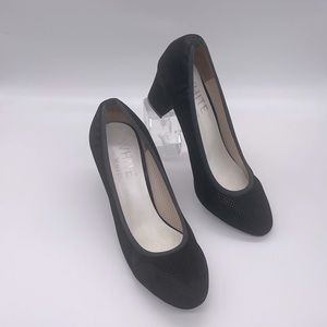 RON WHITE CALLIE SUEDE LEATHER HEELS